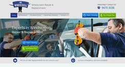 Desktop Screenshot of mrwindscreens.com.au